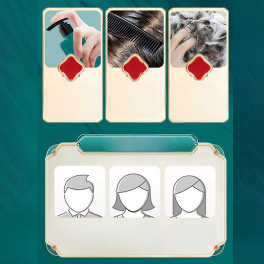 Pflanzliche Haarfärbecreme für Grauabdeckung