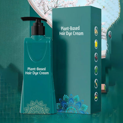 Pflanzliche Haarfärbecreme für Grauabdeckung